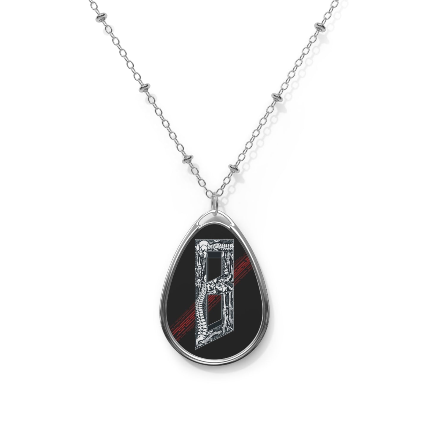 Bombus Your Blood - Oval Necklace